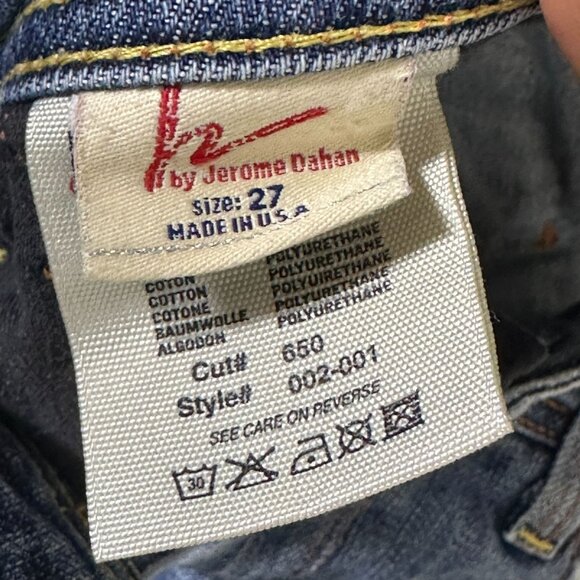 VTG Citizens of Humanity Denim Jean Pant Women 27 Y2K Indie Flared Western Boot - Picture 5 of 16